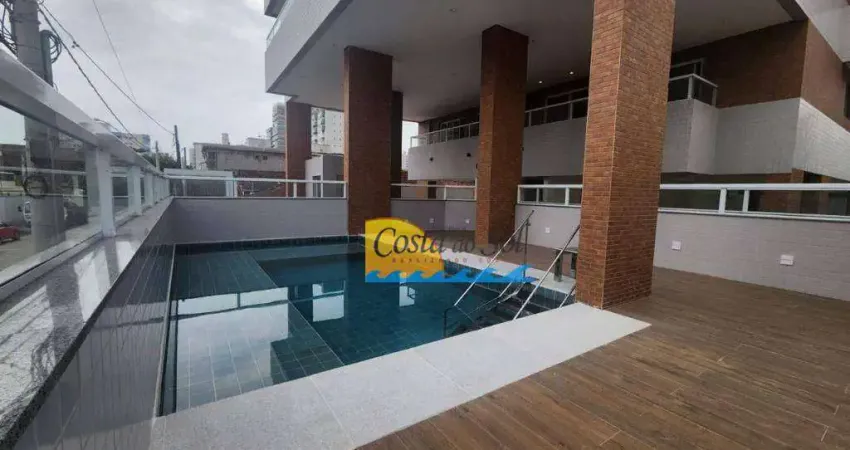 Apartamento com 2 dormitórios à venda, 72 m² por r$ 550.000,00 - vila guilhermina - praia grande/sp