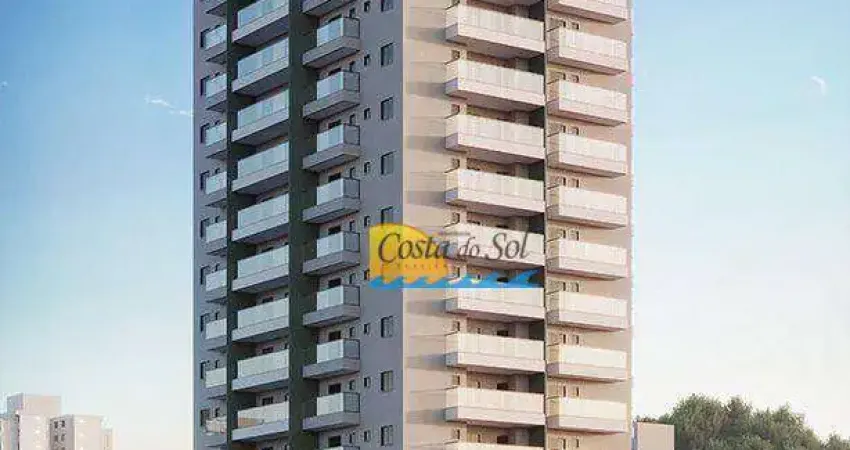 Apartamento com 2 dormitórios à venda, 86 m² por R$ 550.000,00 - Canto do Forte - Praia Grande/SP