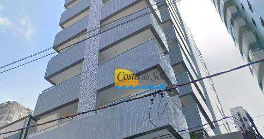 Apartamento com 1 dormitório para alugar, 40 m² por R$ 2.900,00/mês - Boqueirão - Praia Grande/SP