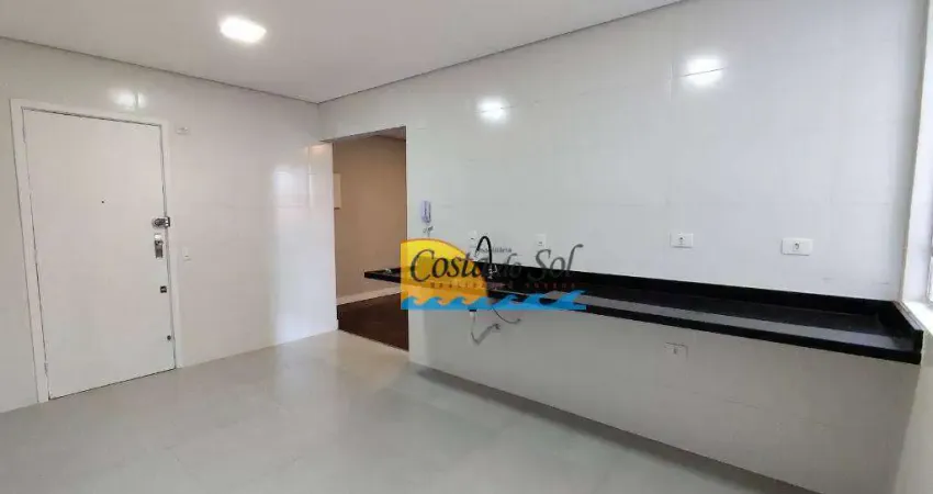 Apartamento com 2 dormitórios à venda, 90 m² por R$ 487.000,00 - Campo Grande - Santos/SP