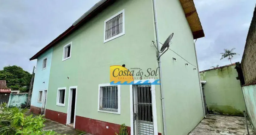 Sobrado com 2 dormitórios à venda, 66 m² por r$ 160.000,00 - jardim leonor - mongaguá/sp