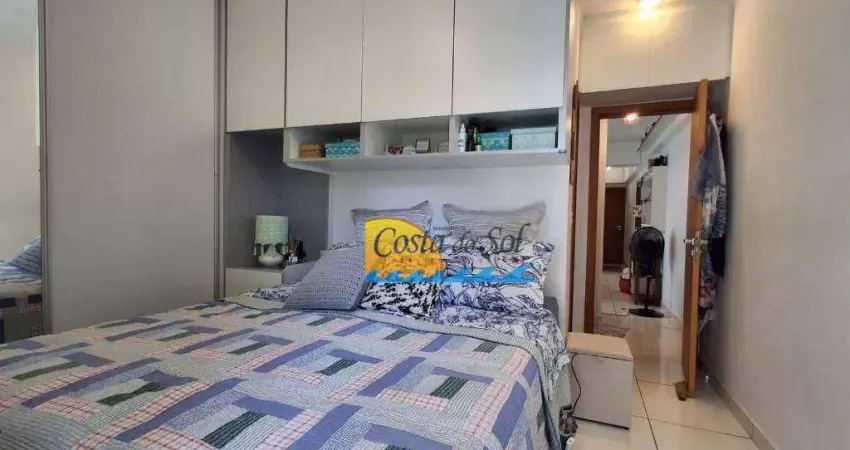 Apartamento com 1 dormitório à venda, 58 m² por r$ 389.000,00 - canto do forte - praia grande/sp