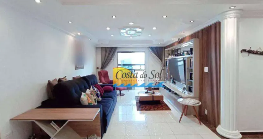 Apartamento com 3 dormitórios à venda, 209 m² por r$ 1.350.000,00 - aviação - praia grande/sp