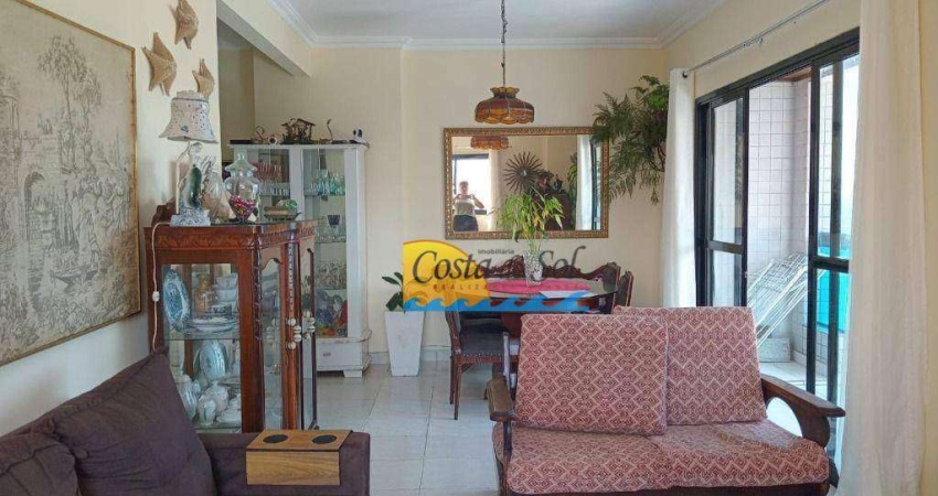 Apartamento com 3 dormitórios à venda, 117 m² por R$ 750.000,00 - Vila Caiçara - Praia Grande/SP