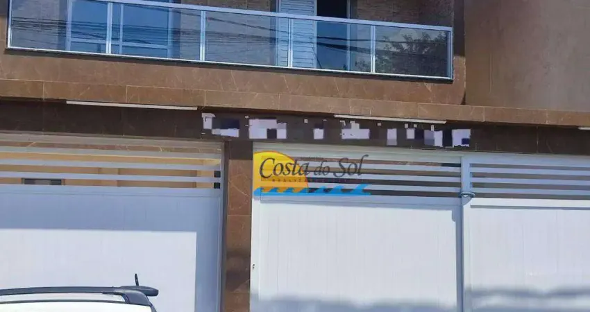 Casa sobreposta com 2 dormitórios à venda, 51 m² por r$ 310.000 - antártica - praia grande/sp