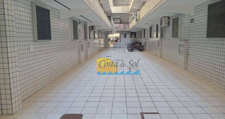 Apartamento com 1 dormitório para alugar, 40 m² por R$ 1.700,00 - Canto do Forte - Praia Grande/SP