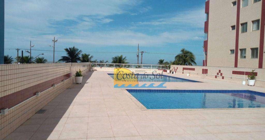 Apartamento com 1 dormitório para alugar, 46 m² por R$ 1.900,00/mês - Vila Guilhermina - Praia Grande/SP
