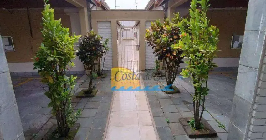 Casa com 1 dormitório para alugar, 54 m² por r$ 1.500,00/mês - vila guilhermina - praia grande/sp