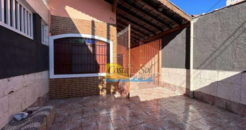 Casa com 2 dormitórios para alugar, 70 m² por r$ 3.000,00/mês - vila guilhermina - praia grande/sp