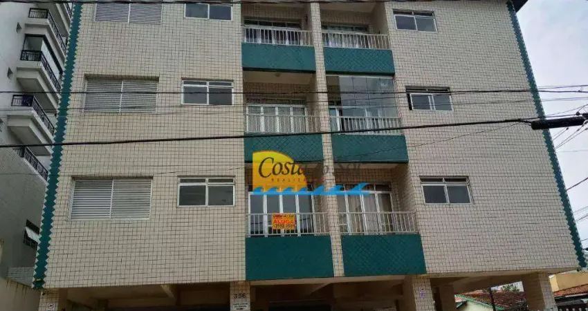 Apartamento com 1 dormitório para alugar, 50 m² por r$ 2.200,00/mês - vila guilhermina - praia grande/sp