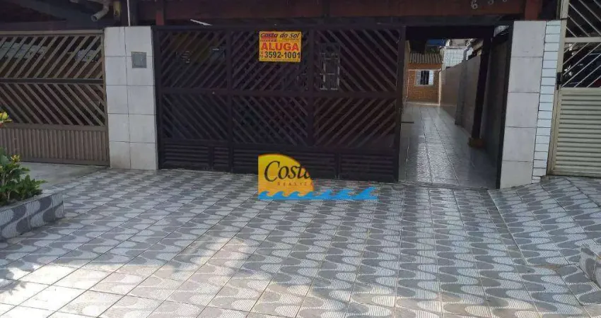 Casa com 3 dormitórios para alugar, 1 m² por r$ 2.800,00 - jardim alice - praia grande/sp