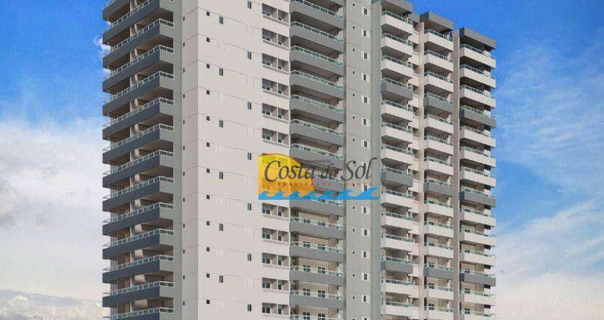 Apartamento com 2 dormitórios à venda, 82 m² por R$ 499.000,00 - Vila Caiçara - Praia Grande/SP