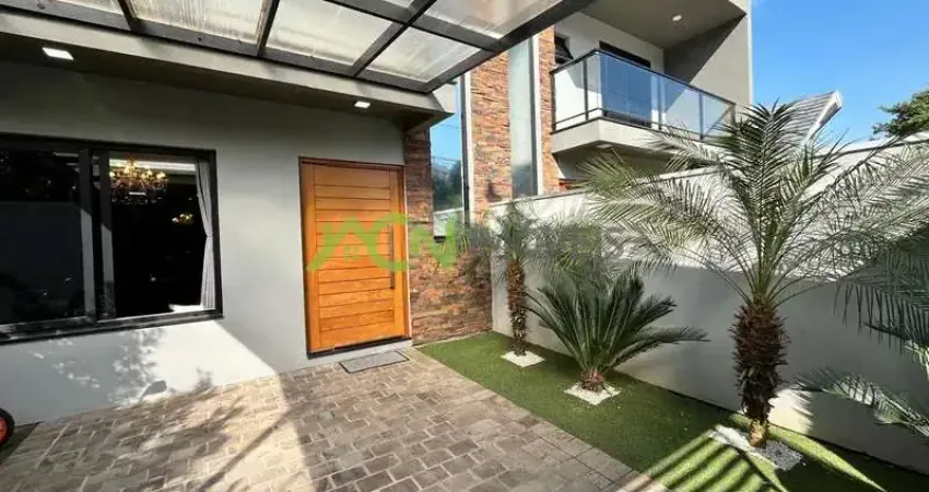 Sobrado moderno com 3 dormitórios, suíte, área gourmet e 1 vaga de garagem