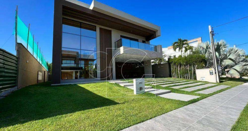 Alphaville Fortaleza, Casa nova e moderna, 481,00m², Cararu, Eusébio/CE