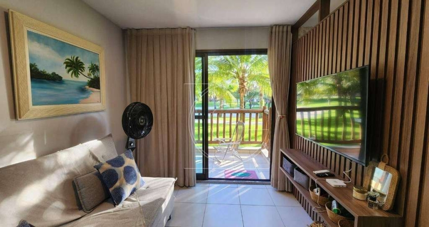 VG Sun Cumbuco, Apartamento, Térreo, 39,53m², 1, decorado e mobiliado.