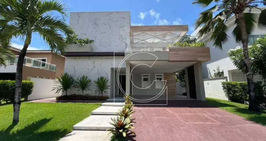 Alphaville fortaleza, casa de alto padrão, 467,00m², 5 quartos, cararu, eusébio/ce
