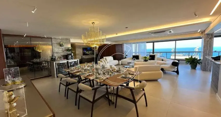 Ed. mansão alfredo montenegro, apartamento 263m², 3 suítes,  meireles, fortaleza/ceará.