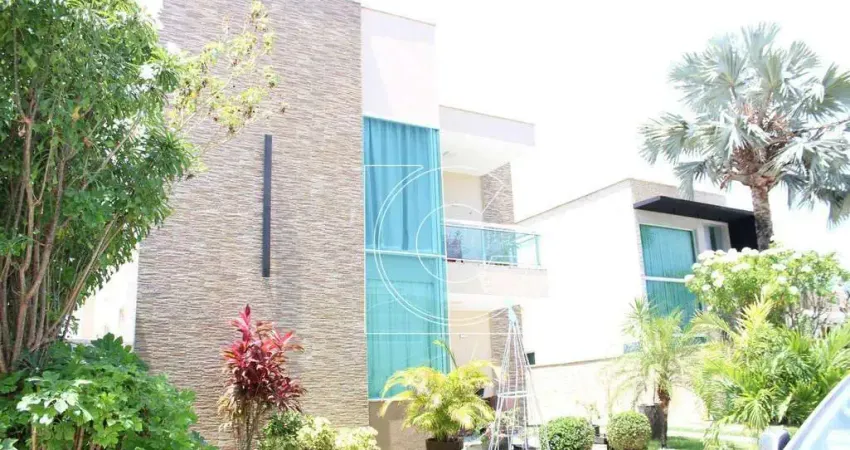 Alphaville fortaleza, casa duplex, 345,83m², 5 suítes, cararu, eusébio/ce.