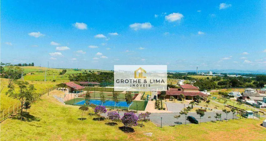 Terreno em condomínio fechado à venda no Bairro do Grama, Caçapava 