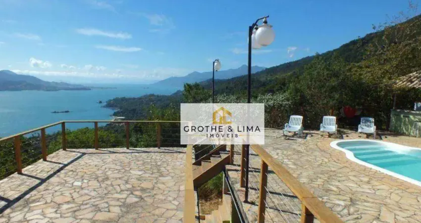 Pousada com 8 dormitórios à venda, 900 m² por r$ 1.970.000,00 - ribeirão - ilhabela/sp