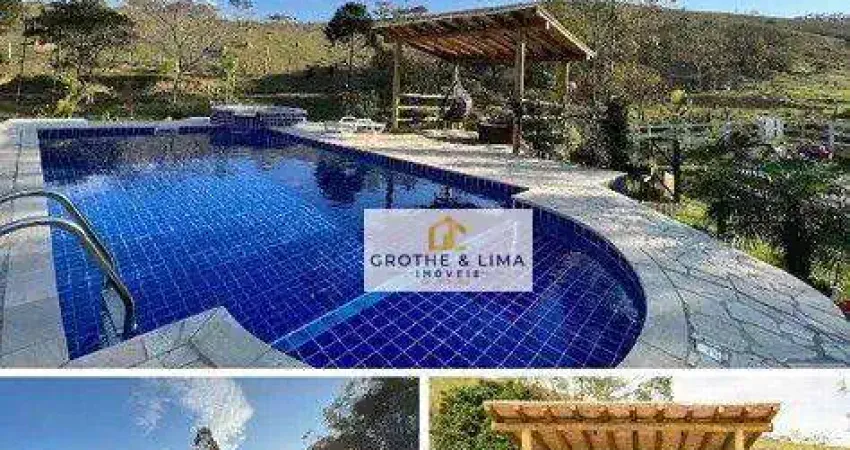 Chácara à venda, 2000 m² cameras de monitoramento , lago , poço artesiano, fogão a lenha  - são josé dos campos/sp