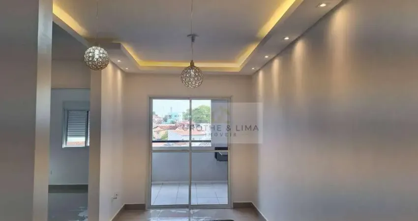 Apartamento com 2 dormitórios para alugar, 57 m² por r$ 2.630,00/mês - santana - são josé dos campos/sp