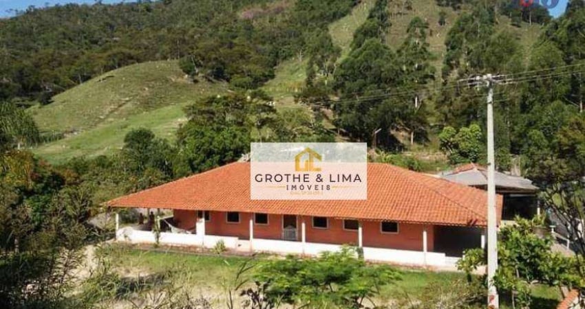 Chácara com 4 dormitórios à venda, 6250 m² por r$ 550.000,00 - pouso alto - natividade da serra/sp