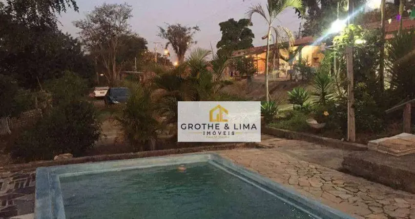 Chácara com 3 dormitórios à venda, 1200 m² por r$ 770.000,00 - santa luzia - guaratinguetá/sp