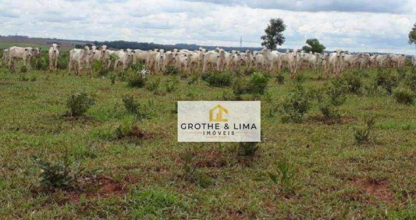 Fazenda com  3.625 hectares para pecúaria à venda na região do município de Nova Andriana-MS.