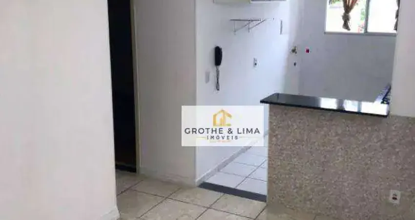 Apartamento com 2 dormitórios para alugar, 50 m² por R$ 1.400,00/mês - Santa Catarina - Taubaté/SP