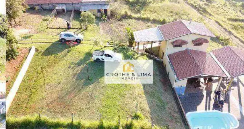 Chácara com 2 dormitórios à venda, 2730 m² por r$ 650.000,00 - barreiro - taubaté/sp
