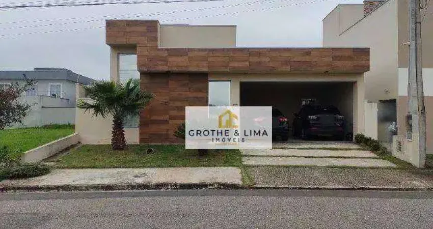 Casa Cond.  3 dorm, suíte, AC: 190 m² AT:300m² NOVA, excelente local, fácil acesso a via Dutra e cidade, TOP - Condomínio Terras do Vale - Caçapava/SP