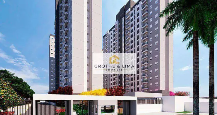 Apartamento com 2 dormitórios à venda, 46 m² - Parque Itamarati - Jacareí/SP