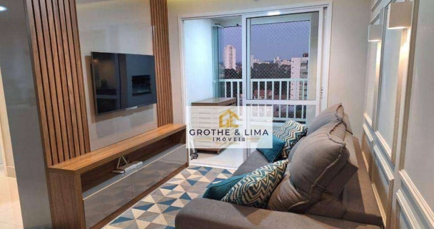 Apartamento com 2 dormitórios à venda, 65 m² por r$ 745.000,00 - parque industrial - são josé dos campos/sp