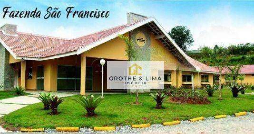 Terreno à venda, 1000 m² - Reserva Fazenda São Francisco - Jambeiro/SP