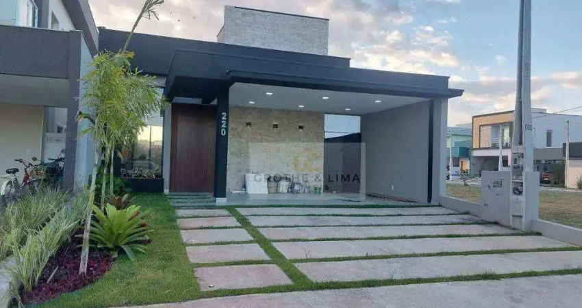 Casa térrea nova no condomínio bosque dos manacás – jacareí/sp