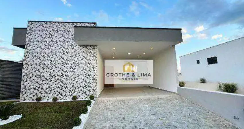 Casa condominio fechado nova com 3 dormitórios suite (closet)à venda, 144 m² por R$  - - Taubaté/SP