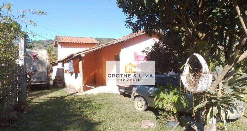 Chácara com 3 dormitórios à venda, 1000 m² por r$ 275.000,00 - zona rural - paraibuna/sp