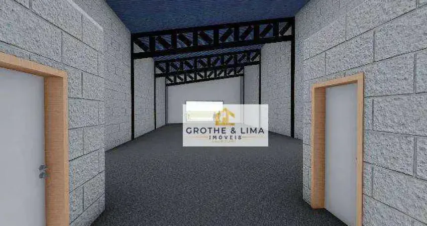 Galpão, 250 m² - venda por R$ 1.066.000 ou aluguel por R$ 5.600/mês - Vila Aparecida - Taubaté/SP