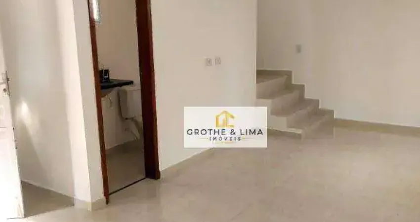 Sobrado com 2 dormitórios à venda, 54 m² por r$ 265.000,00 - chácaras araújo i - são josé dos campos/sp