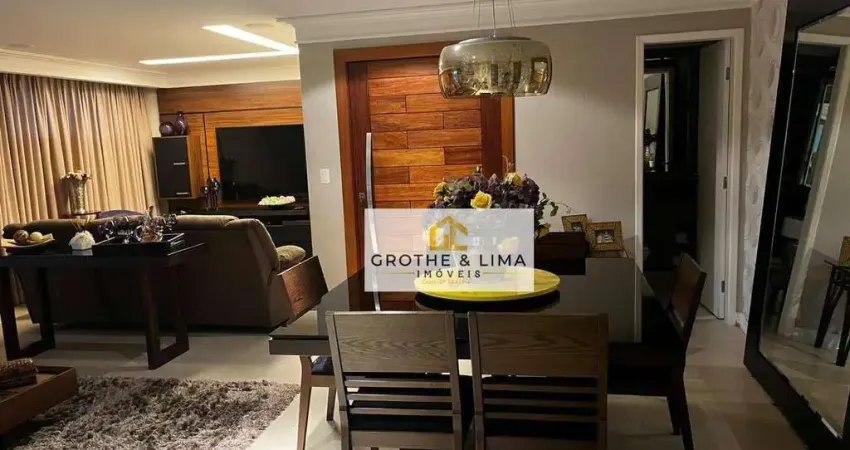 Maravilhoso apartamento com 3 suítes à venda, 163 m² por r$ 1.200.000 - vila costa - taubaté/sp