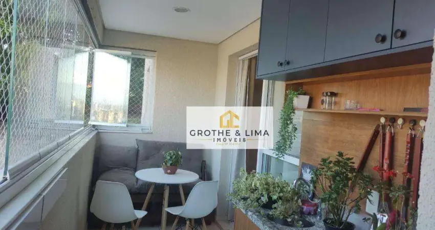 Apartamento com 3 dormitórios à venda, 80 m² por r$ 359.000,00 - jardim bela vista - taubaté/sp