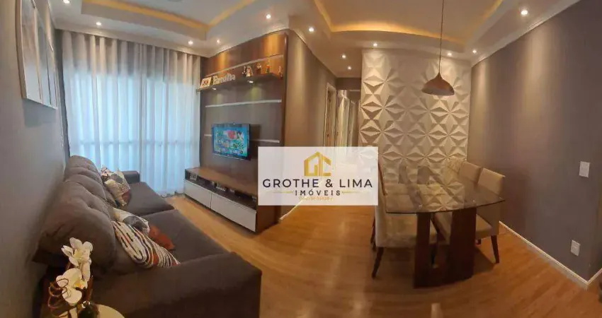 Apartamento com 3 dormitórios à venda, 62 m² por r$ 455.000,00 - jardim américa - são josé dos campos/sp