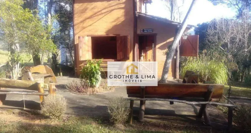 Casa chalé de 80 m² com 2 dormitórios, 16.100 m²  à venda, por r$ 850.000 - rio preto - santo antônio do pinhal/sp