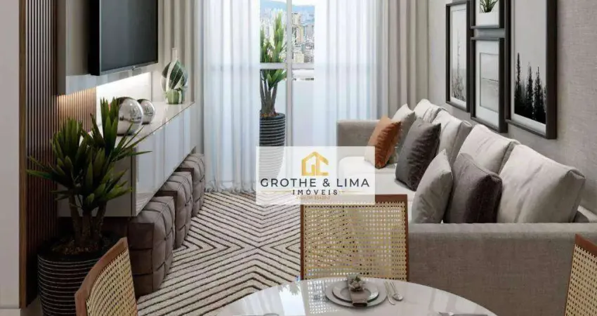 Apartamento com 2 dormitórios à venda, 45 m² por r$ 275.600,00 - jardim jacinto - jacareí/sp