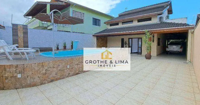Oportunidade única! sobrado com 4 dormitórios, sendo 1 suíte!  à venda, 246 m² por r$ 1.000.000 - indaiá - caraguatatuba/sp
