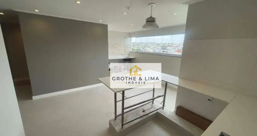 Apartamento com 2 dormitórios, 1 suíte à venda, 63 m² - condomínio bosque paratehy - são josé dos campos/sp