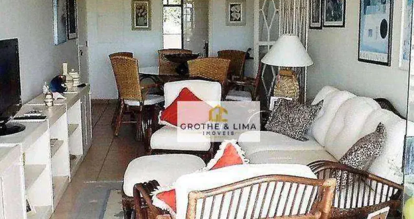 Apartamento com 3 dormitórios à venda, 123 m² por r$ 645.000,00 - vila júlia - guarujá/sp