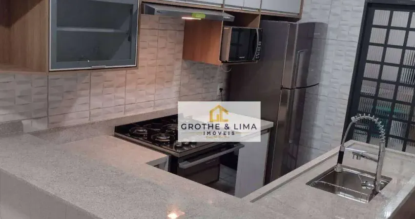 Casa com 2 dormitórios à venda, 104 m² - jardim panorama - caçapava/sp