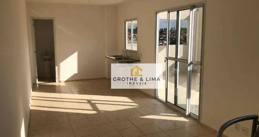 Cobertura com 2 dormitórios à venda, 80 m² por r$ 402.800 - jardim paraíso - jacareí/sp